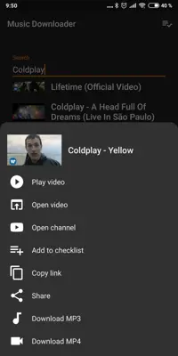 Music Downloader android App screenshot 2